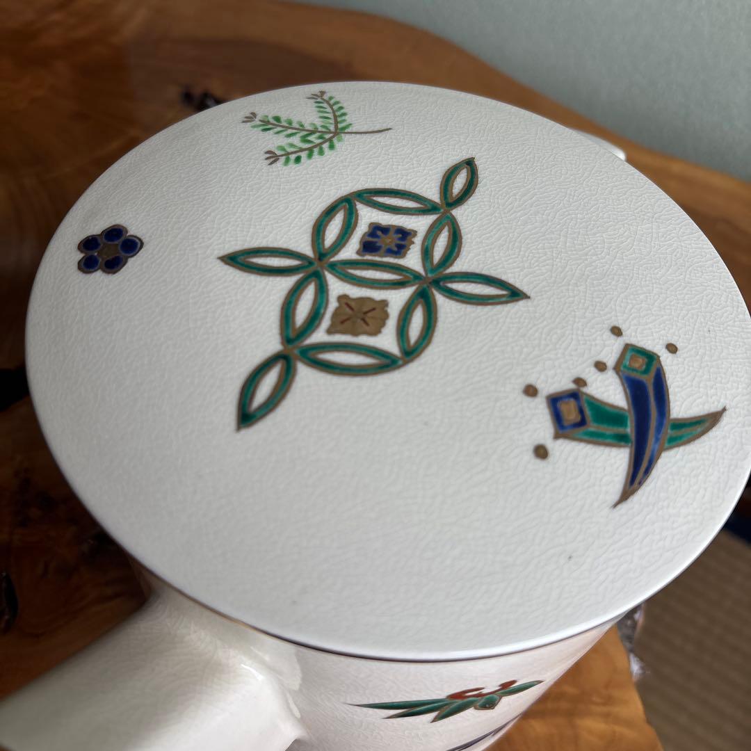 仁清七宝宝尽 水注 御室窯 茶道具 共箱