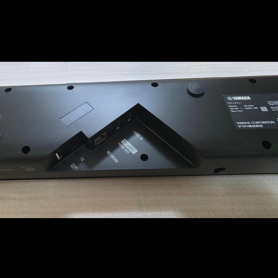 【美品】YAMAHA サウンドバー ブラック SR-X40A