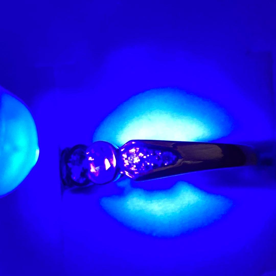 詳細不明リング　K18？ サファイア？ ダイヤモンド？