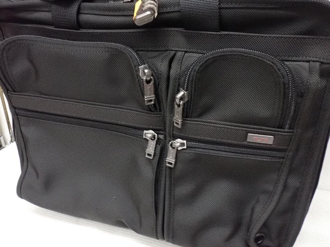 美品 TUMI トゥミ キャリー付 ビジネスバッグ 26103D4ポーチ付Z-C