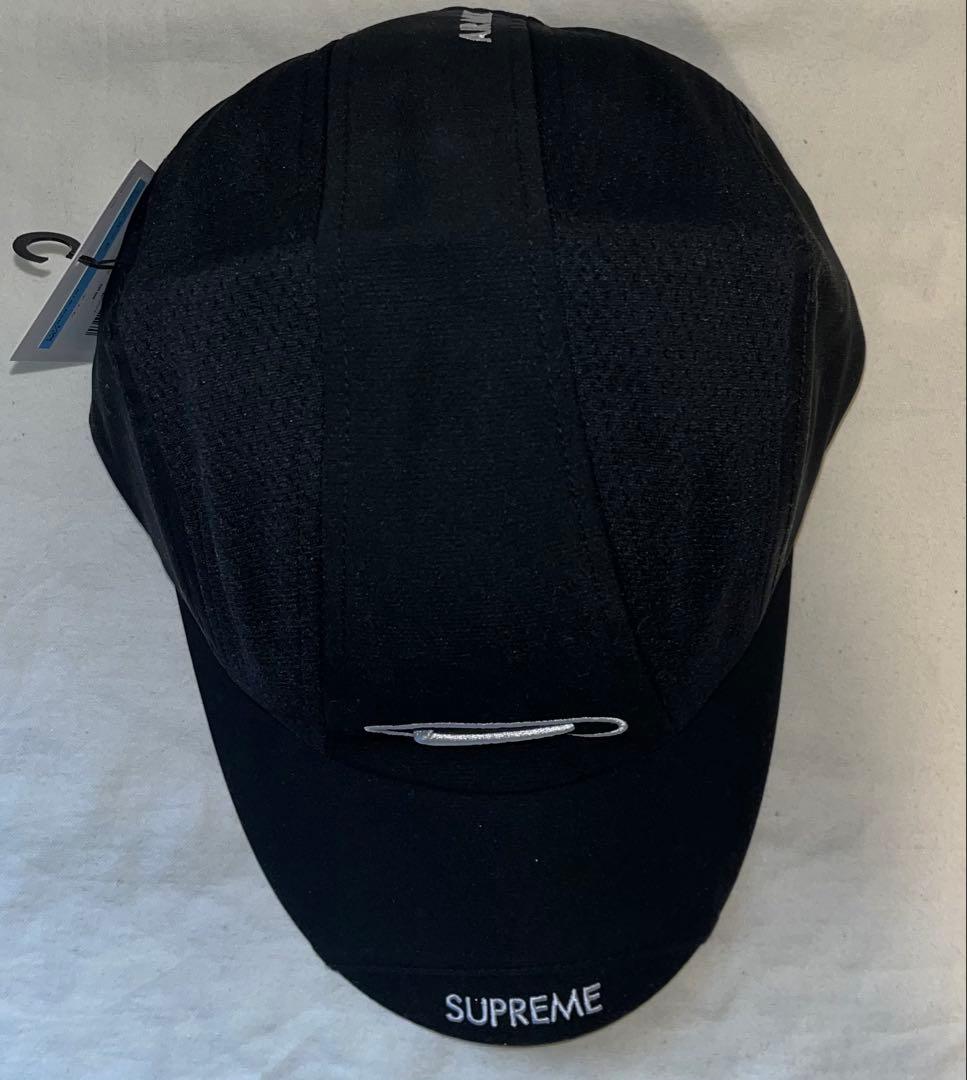 帽子 supreme NIKE running hat black