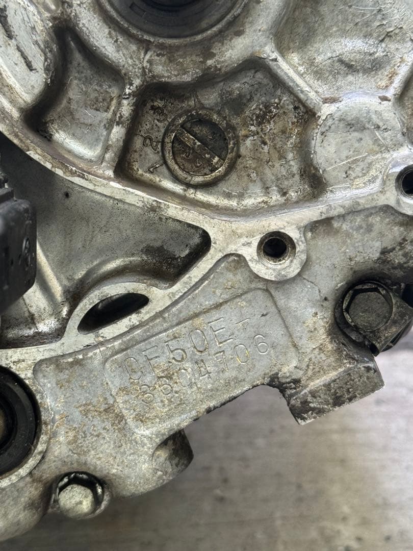 実働外し　角目シャリー（CF50E）12Vエンジン