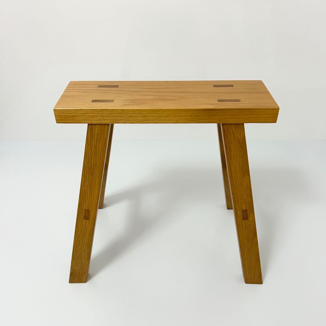 無印良品 MUJI ベンチ オーク材 小 廃盤品 スツール ①