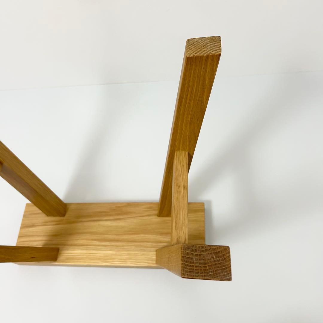 無印良品 MUJI ベンチ オーク材 小 廃盤品 スツール ①