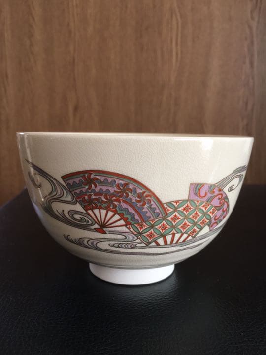 絵変わり　仁清茶碗セット（10客・ボール箱入）