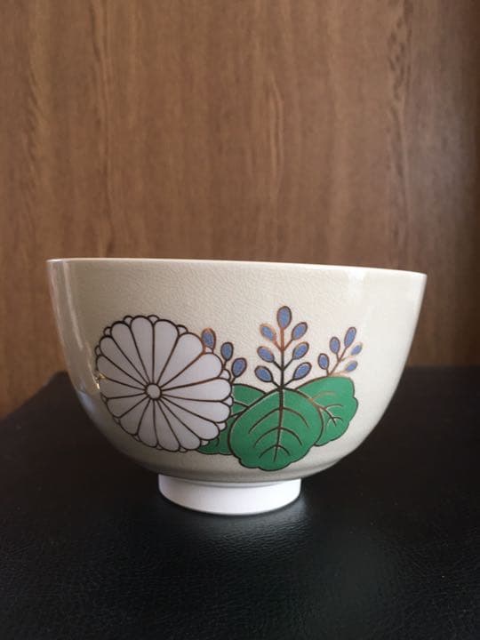 絵変わり　仁清茶碗セット（10客・ボール箱入）