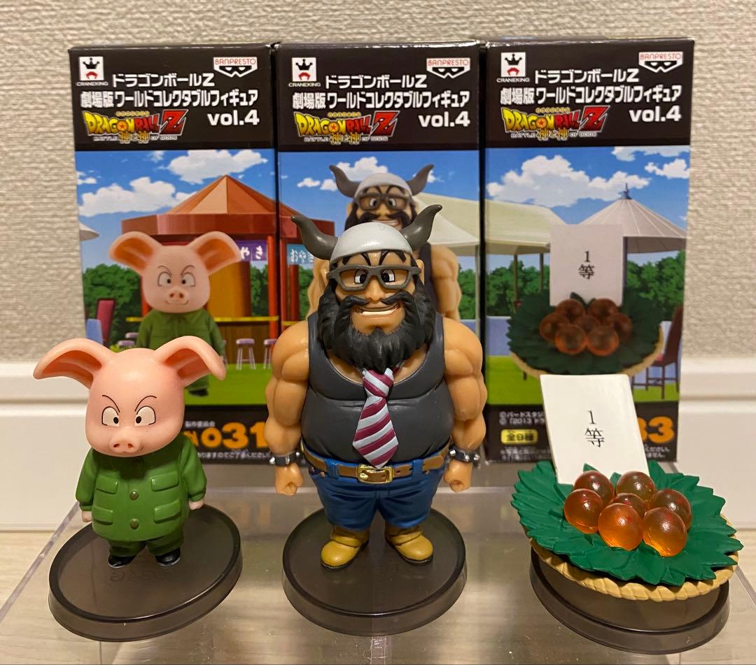 ドラゴンボールZ 劇場版 ワールドコレクタブルフィギュアvol.1 ・2・3・4