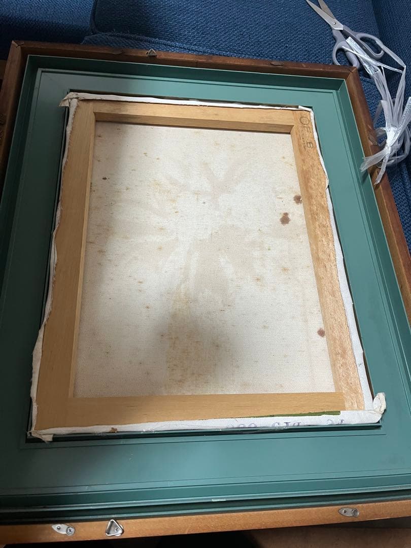 K. Murai 油彩画 花瓶に生けた花 村井曠光　サイン入り