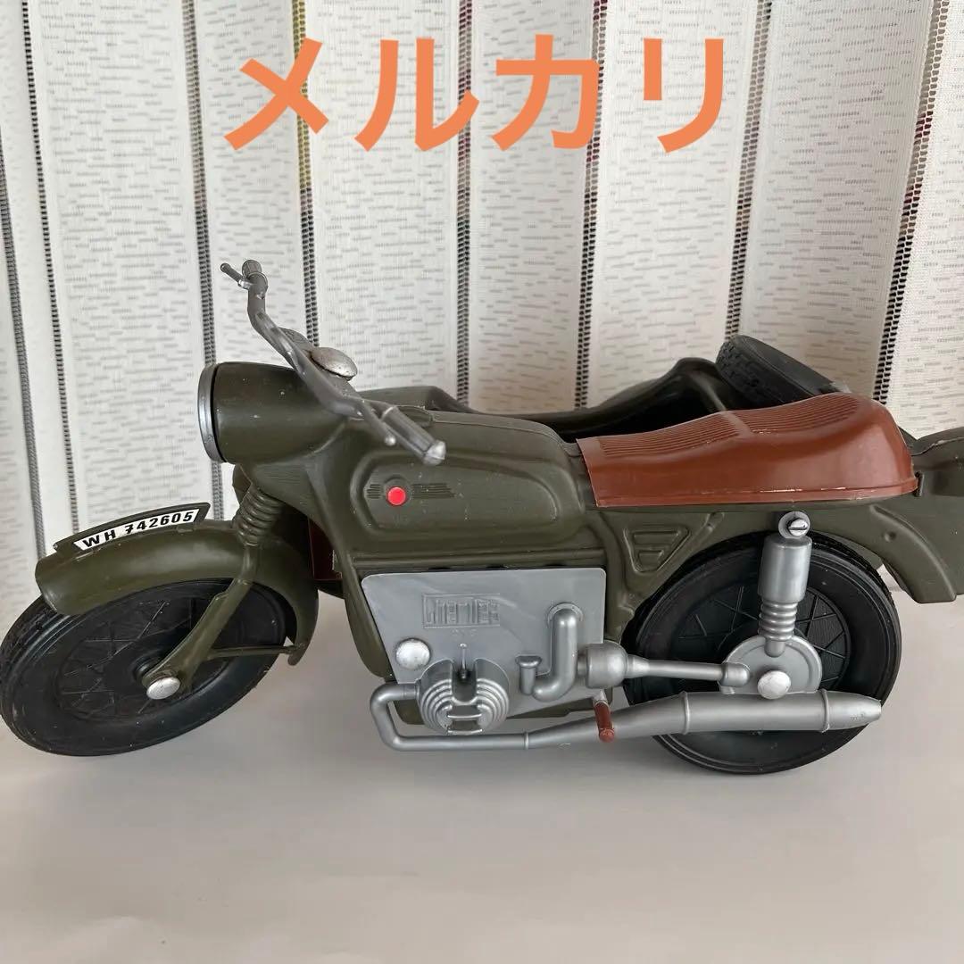 GI.joe (アクションマン) バイクとサイドカー　1970年代　ビンテージ
