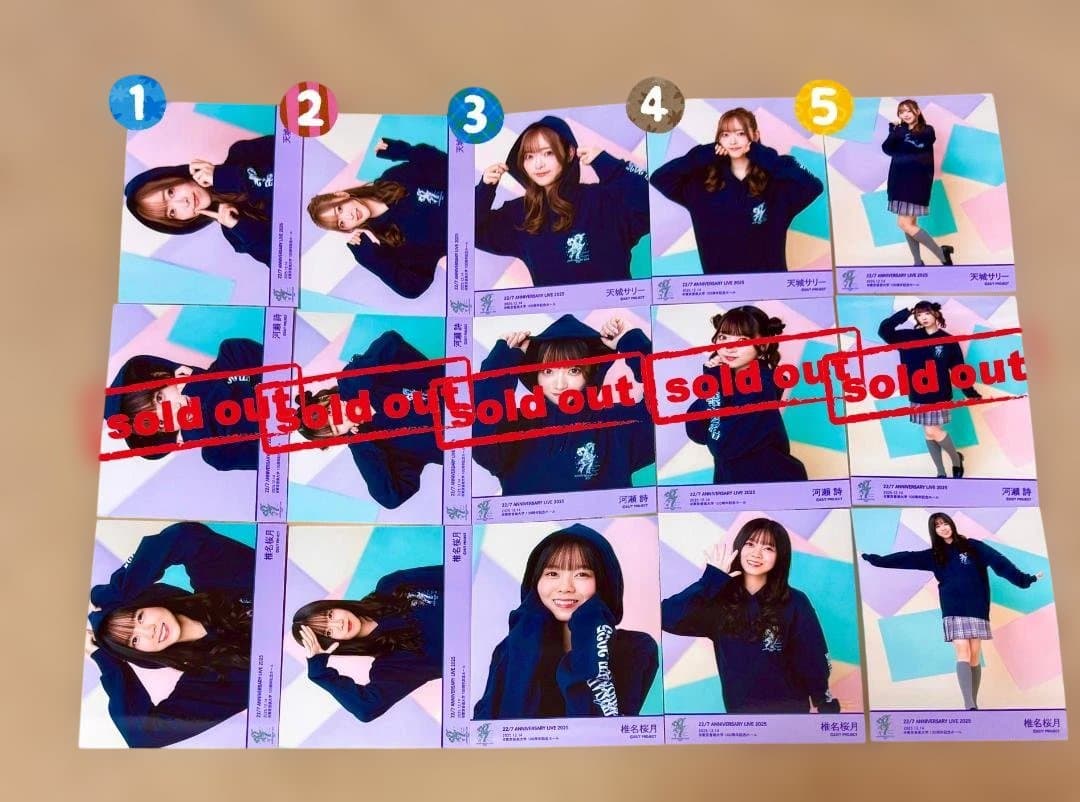 ナナニジ anniversary live 2025　フーディーニ衣装ブロマイド