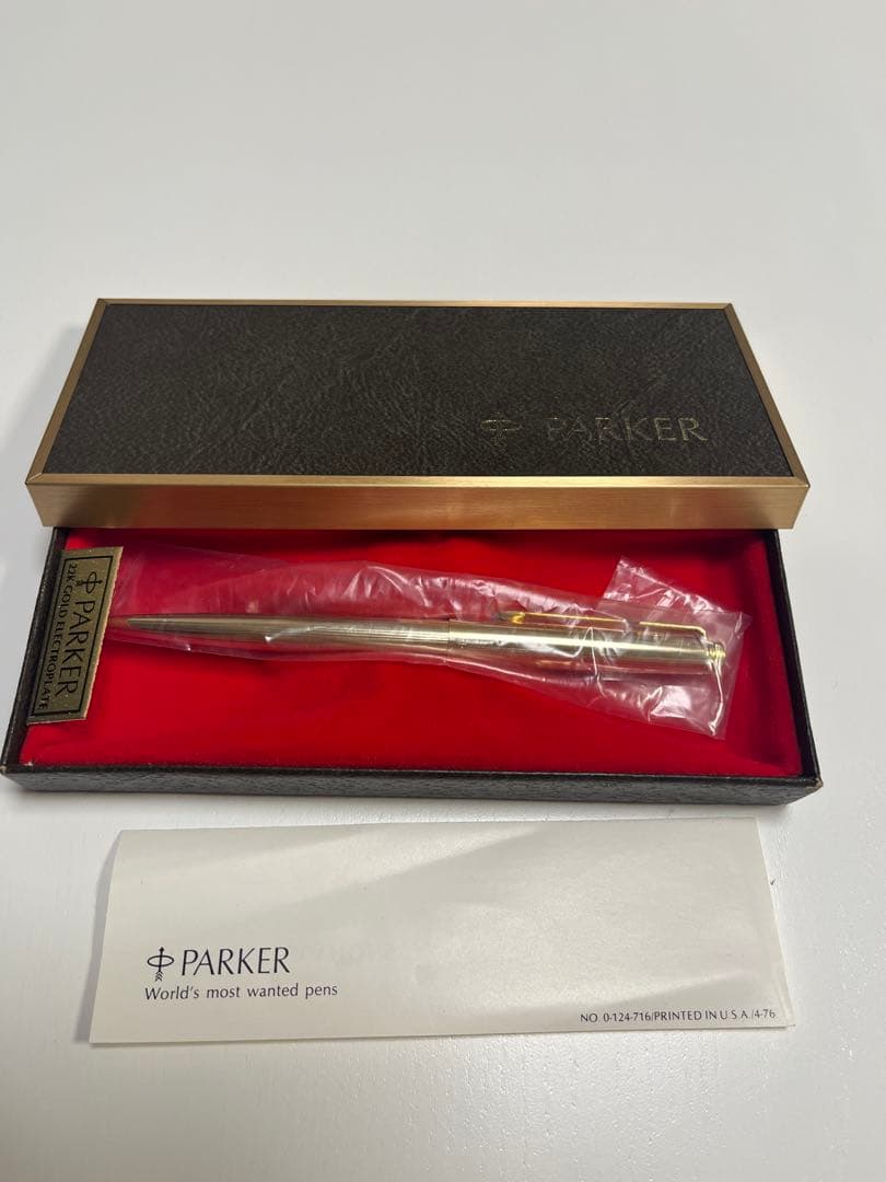 PARKER 22Kゴールドエレクトロプレート ボールペン