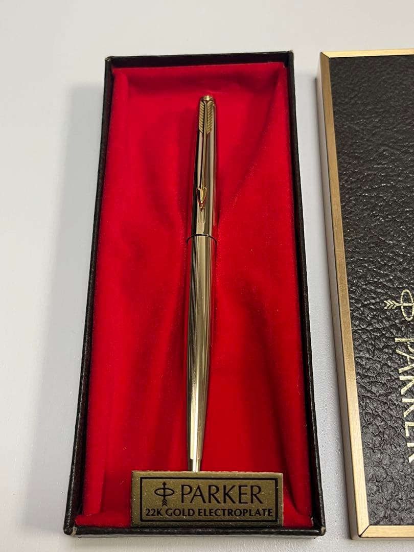 PARKER 22Kゴールドエレクトロプレート ボールペン