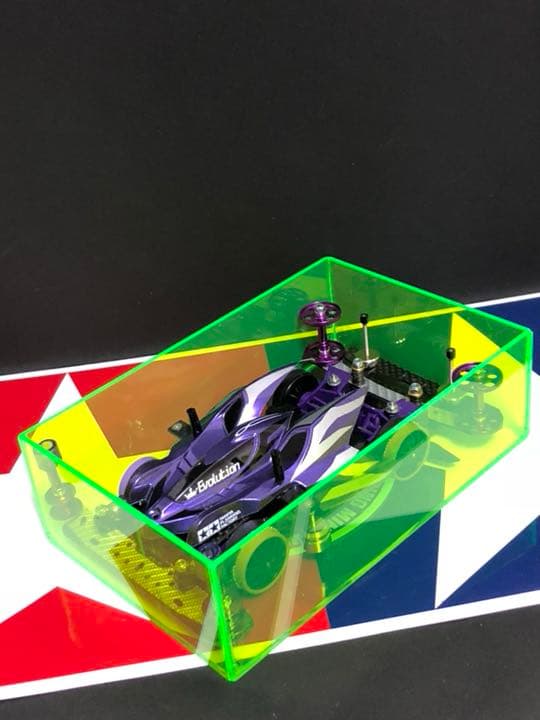 ミニ四駆 完成品 MAフルカーボン/フルカスタムマシン パープルヘイズMK-2