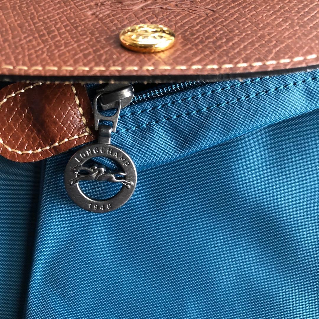 き*ら様 Longchamp トートバッグ 青