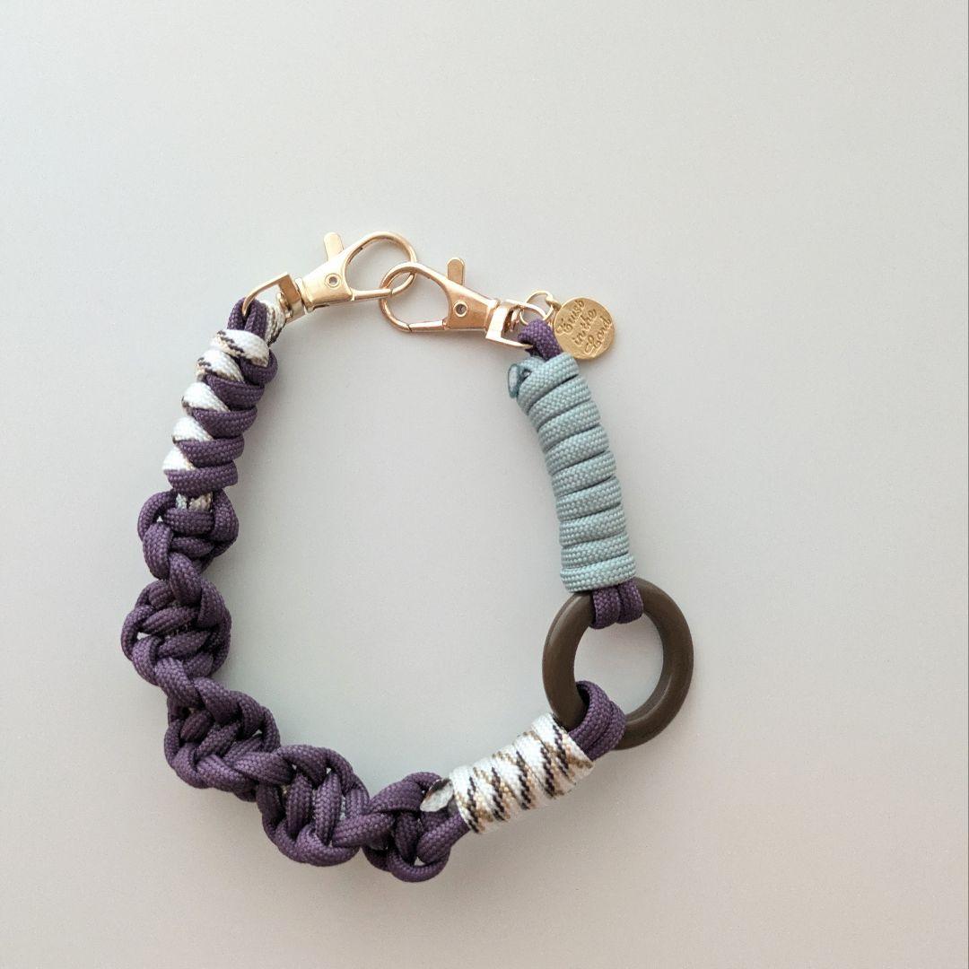 【オーダー用】ハンドストラップ　パラコード　スマホストラップ　くすみカラー