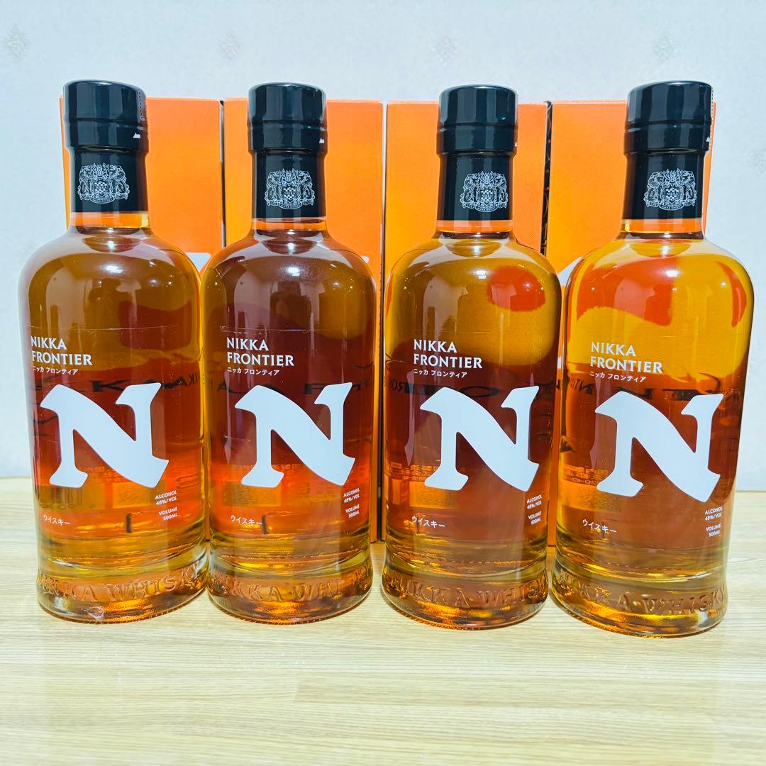 ニッカウヰスキー ニッカフロンティア 4本 カートン付き