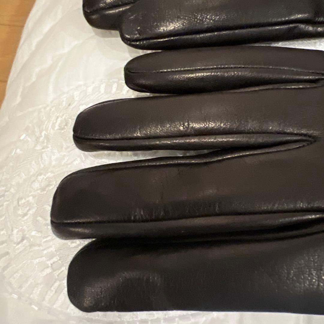 未使用　dunhill 超高級レザー手袋 Made in Italy 9.5