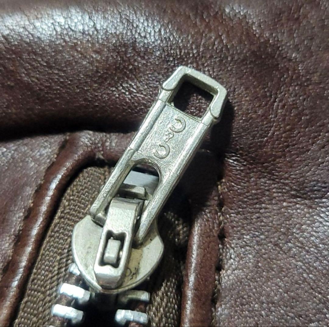 Schott（ショット）ライダースジャケット レザー ボアライナー ブラウン