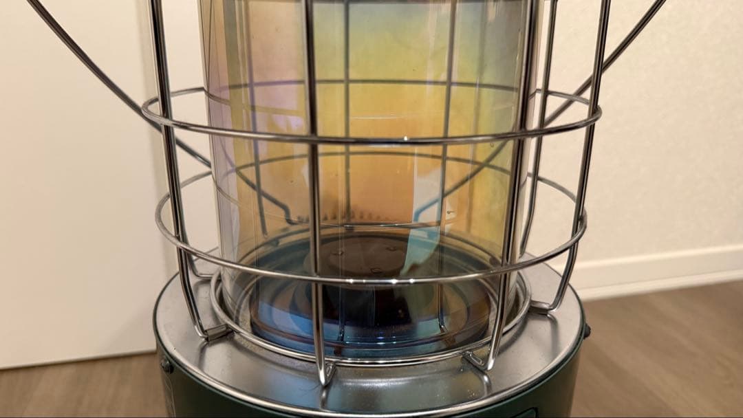 美品 早い者勝ち！トヨトミ レインボー ストーブ グリーン ランタン調 灯油