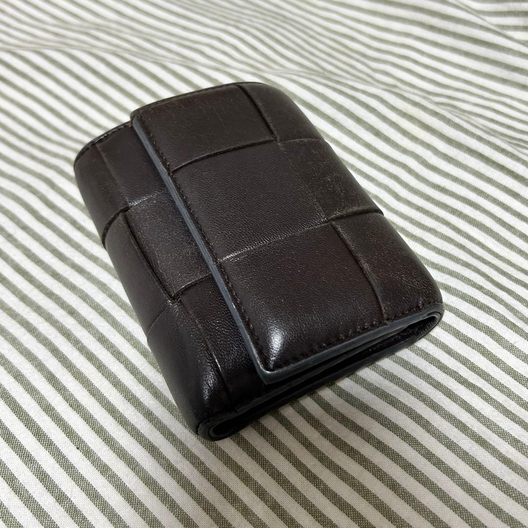 ボッテガ　カセット　財布　ブラウン