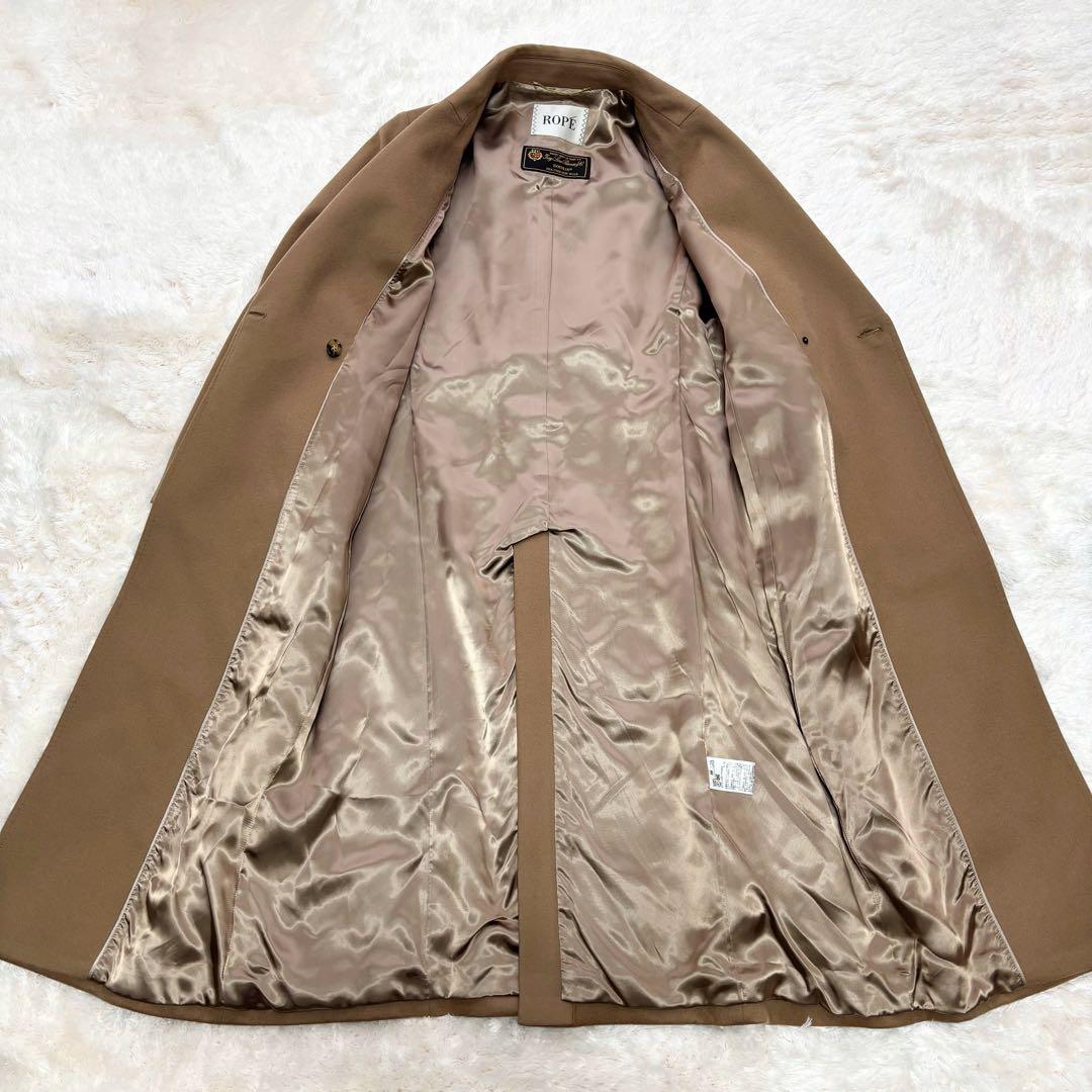 未使用級 ロロピアーナ チェスターコート ベルテッドコート キャメル 正規品