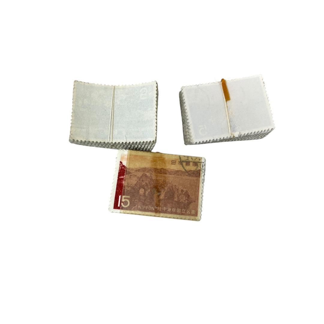 使用済み切手　国立公園記念切手　9種各約100枚づつ　dd067