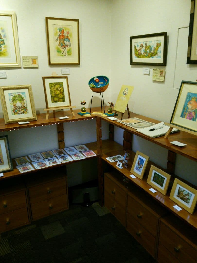 【原画】『ガンフリック』（絵画　パステル画　リス　動物画）