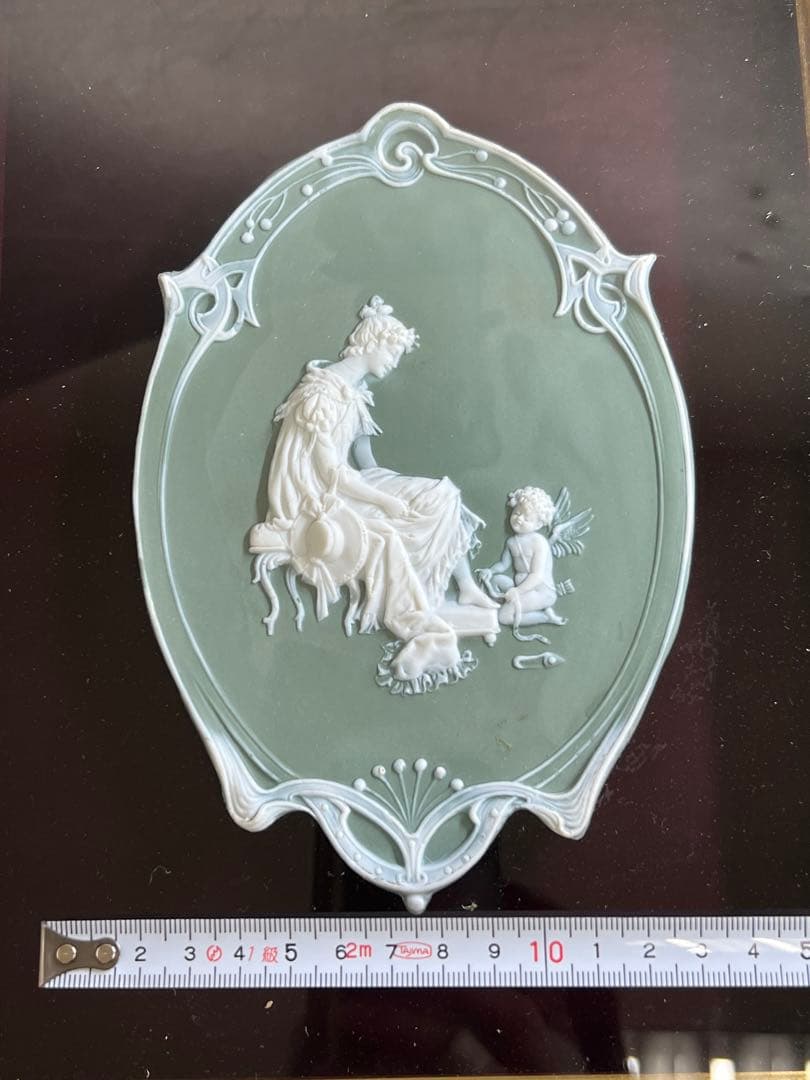 英国　パテ・シュール・パテ　女神、天使文額　東Y7-1218☆1Fトトサ