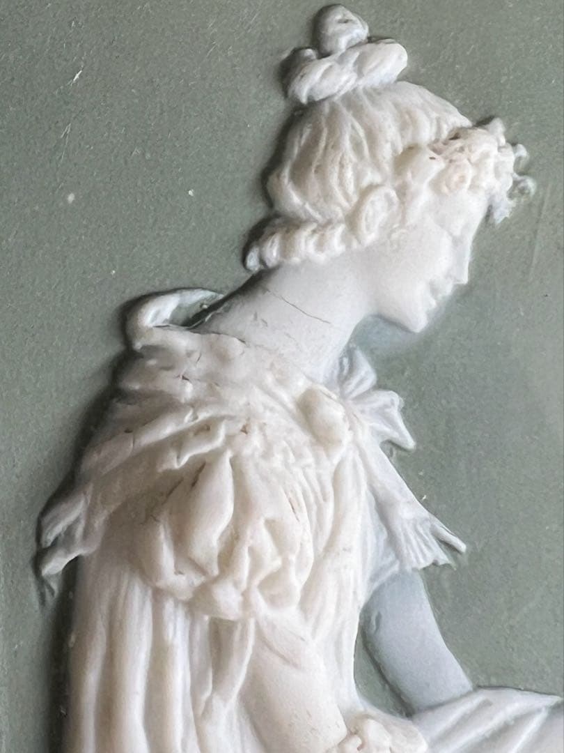 英国　パテ・シュール・パテ　女神、天使文額　東Y7-1218☆1Fトトサ