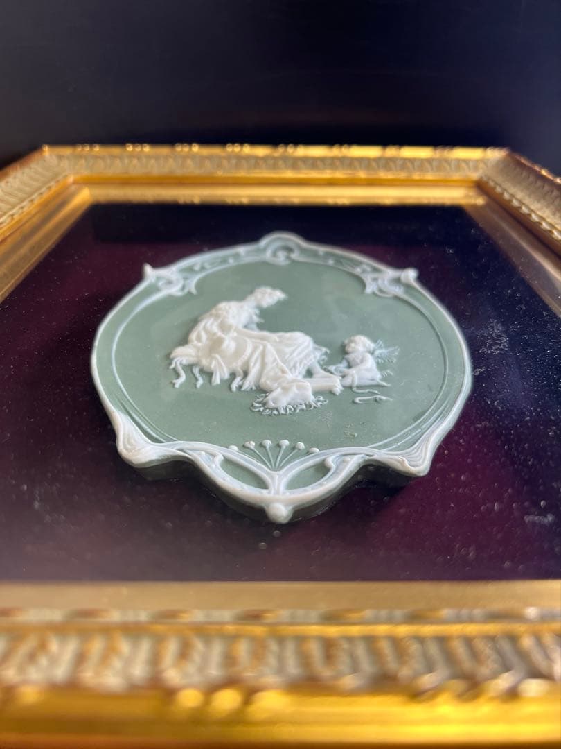 英国　パテ・シュール・パテ　女神、天使文額　東Y7-1218☆1Fトトサ