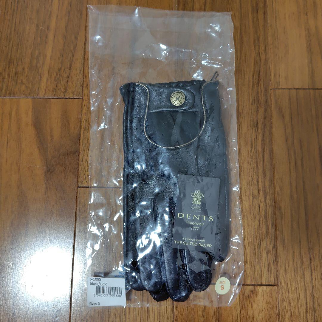 DENTS ドライビンググローブ ヘアシープレザー タッチスクリーン ブラック