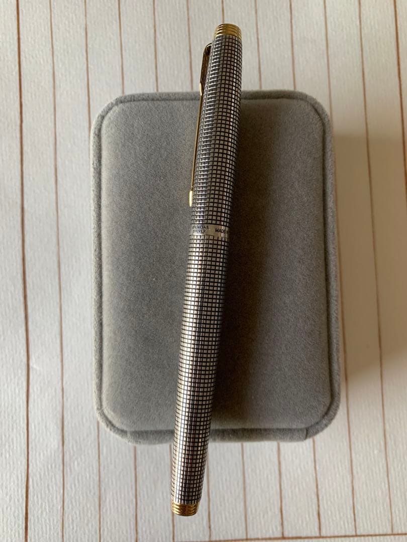 パーカー75 スターリングシルバー 初期型 14Kペン先
