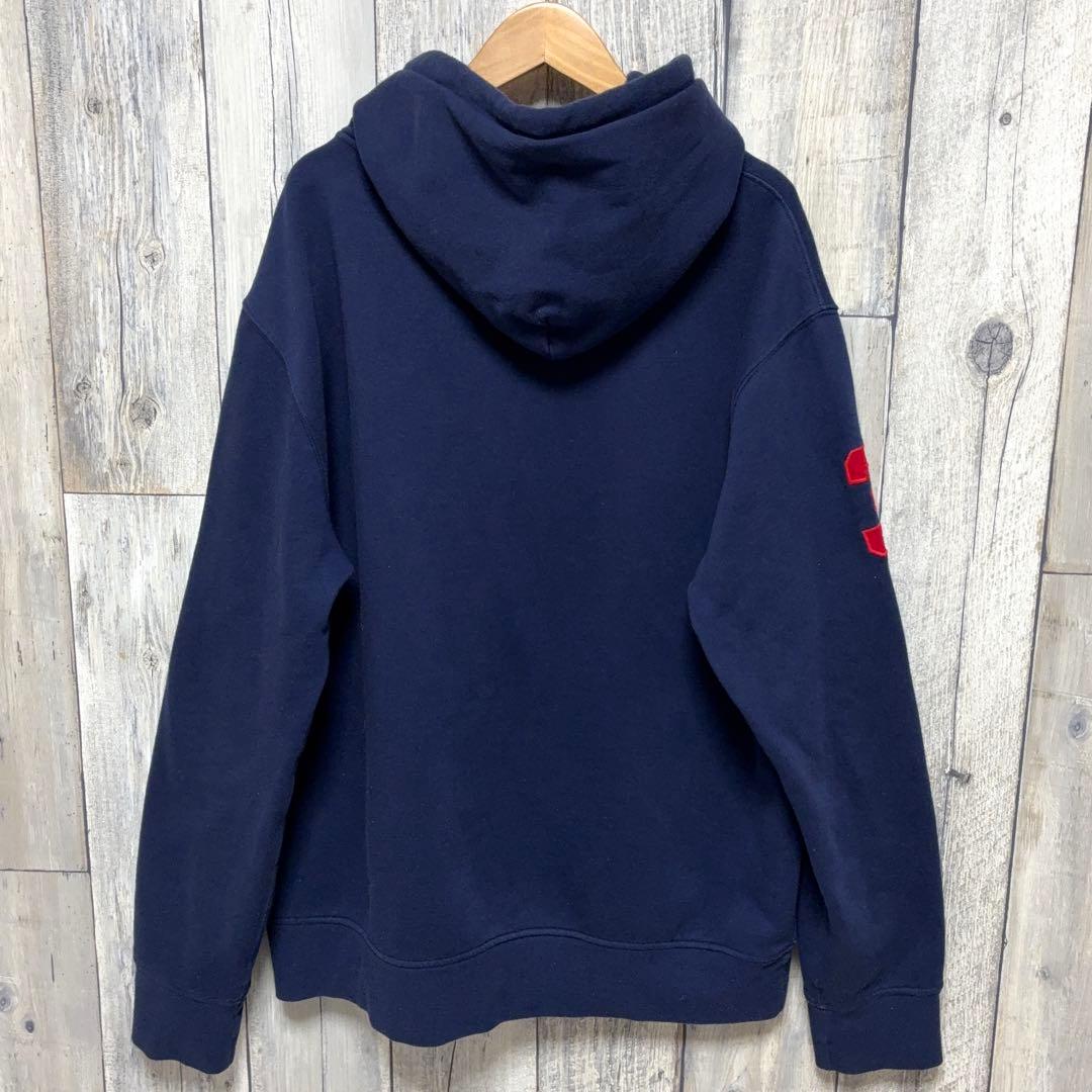 ポロ ラルフローレン ビッグポニー刺繍 プルオーバー パーカー ネイビー L