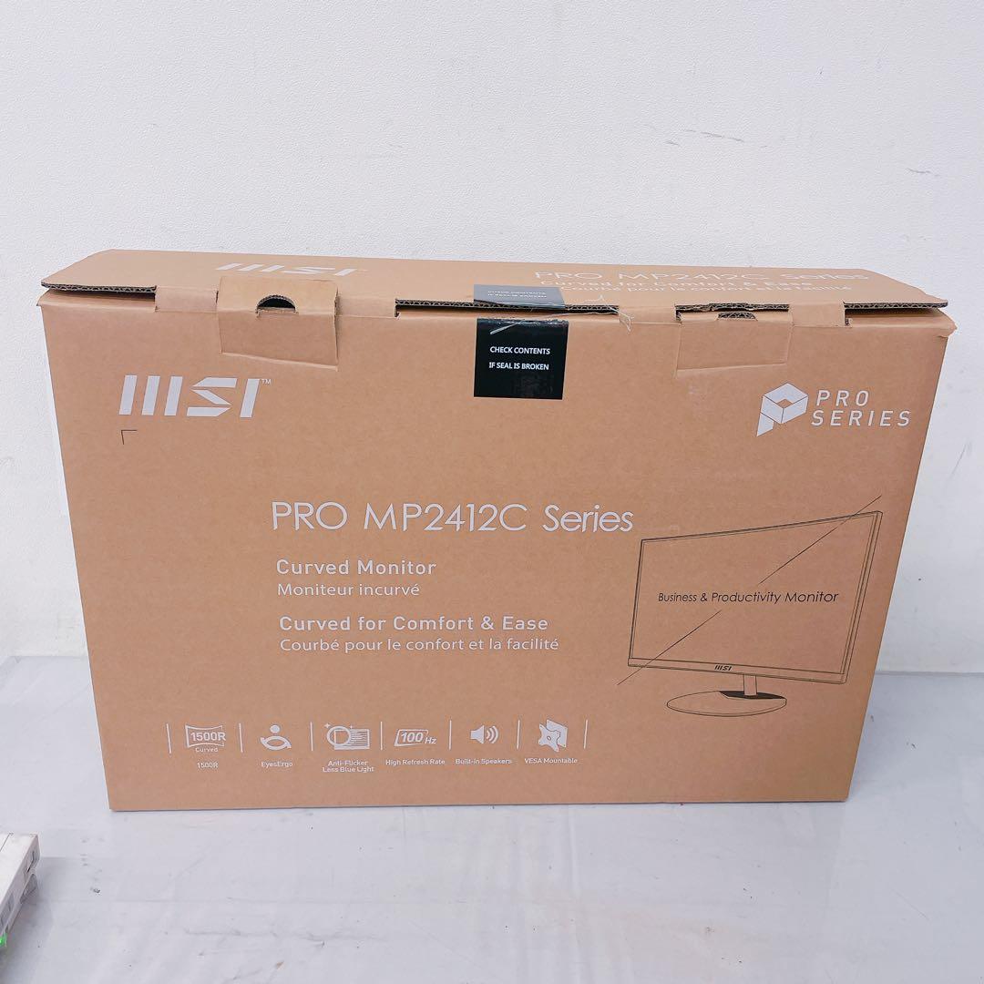 9EM13 MSI 湾曲モニター PRO MP2412C 23.6インチ