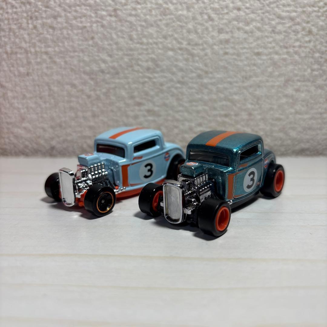 ホットウィール スーパートレジャー ガルフカラー 32フォード 2台セット
