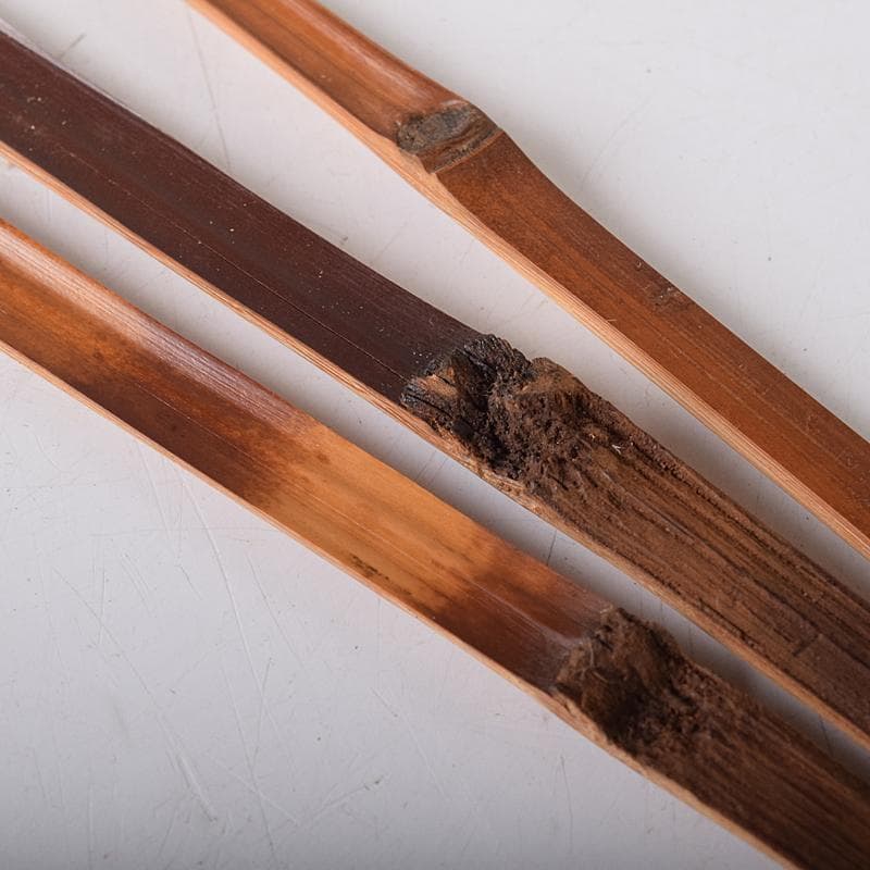 茶道具　宗公作　茶杓　銘「鶯笛」「花衣」など　六点　共筒共箱　V　R8456