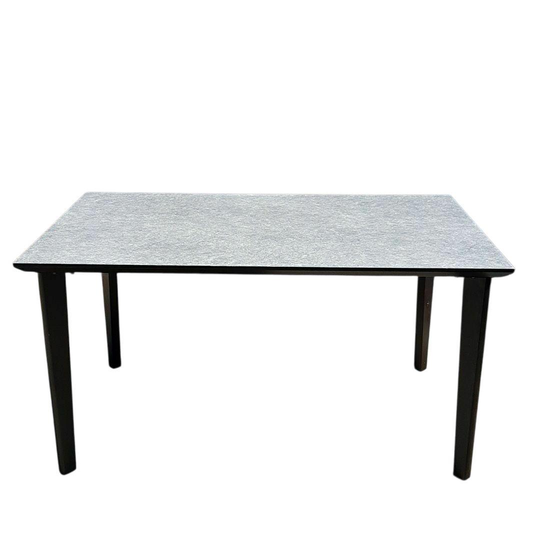 松田家具　ダイニングテーブル グレー　メラミン