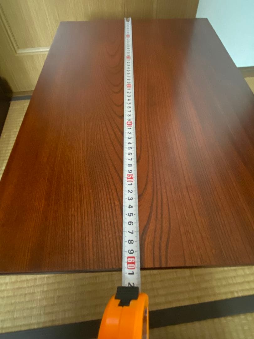 アンティーク家具 木製和風座卓　長方形　ダークブラウン