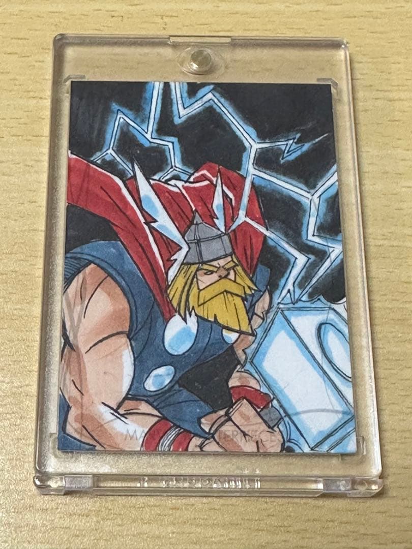 世界1枚だけ！1of1 手書き　マーベル　ソー