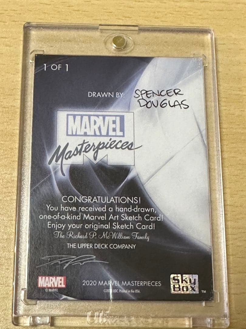 世界1枚だけ！1of1 手書き　マーベル　ソー