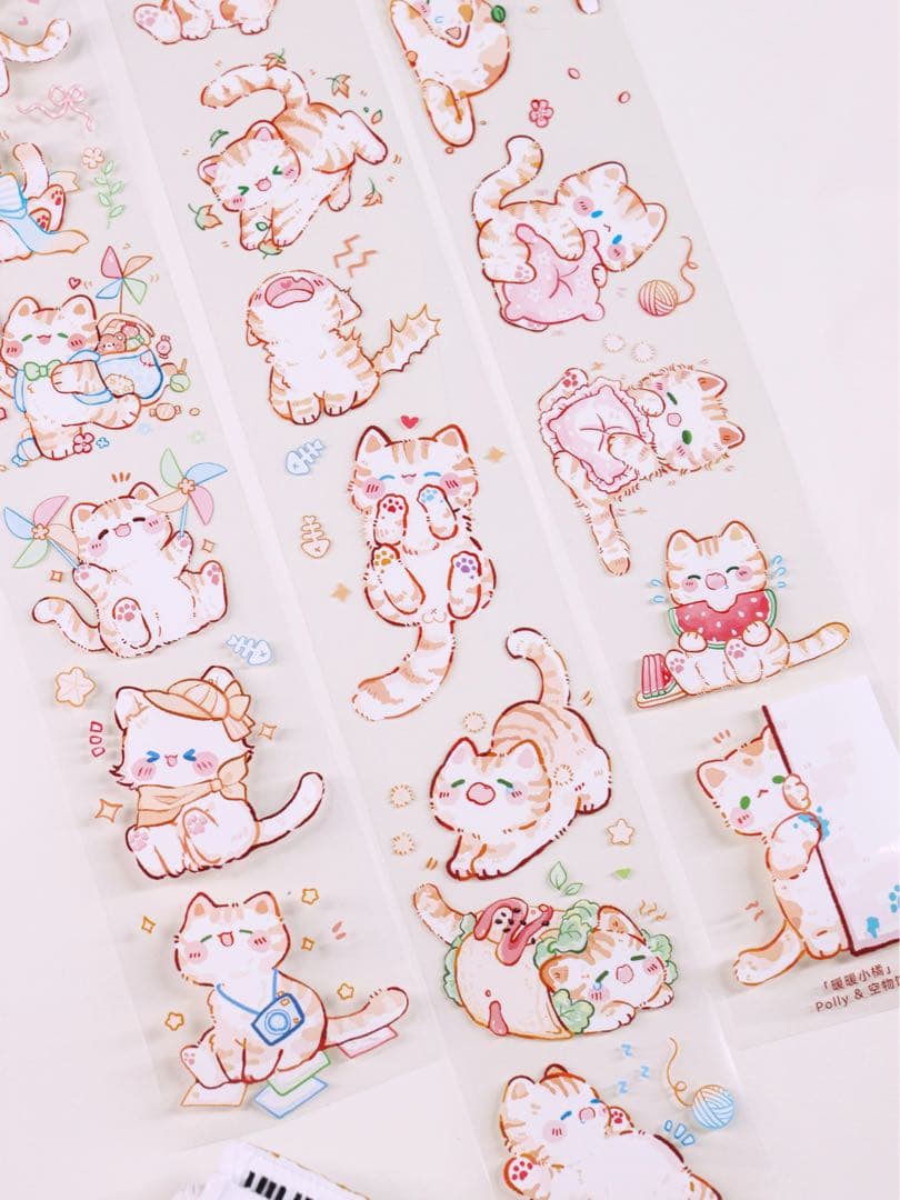 海外マスキングテープ巻売りまとめ売り ねこちゃんセット アニマル