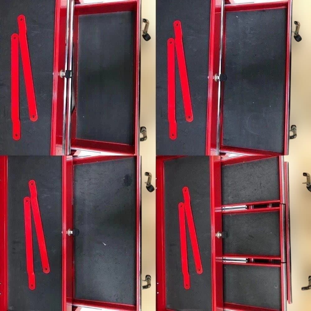 下　②　ツールボックス 2点セット 工具箱 鍵付き キャスター付き　250604