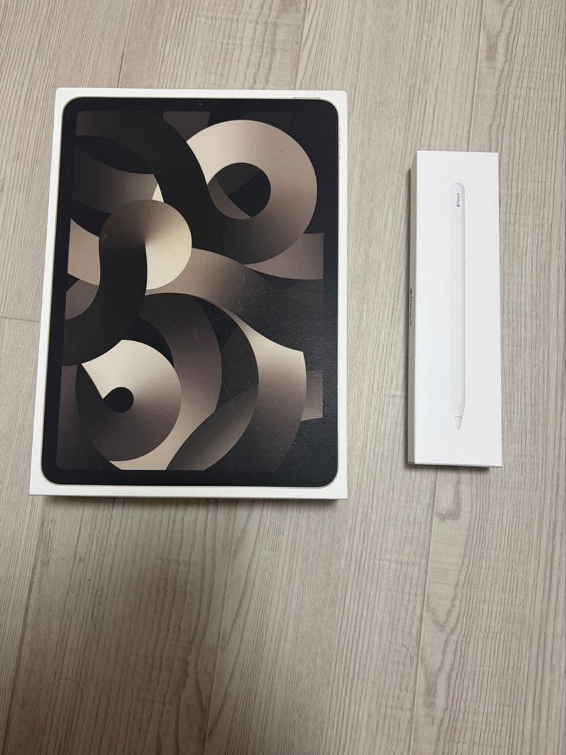 iPad Air(第5世代)スターライト64GB + Apple Pencil