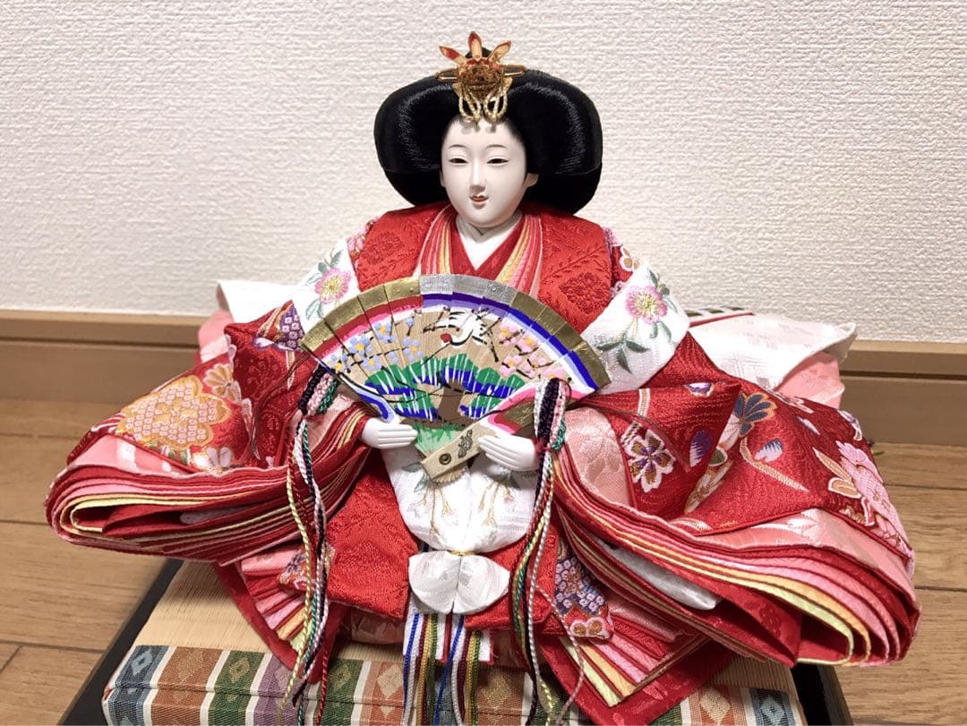 【希少レア】 京都西陣織　十二単衣　大上輝秀　雛司彩月　ひな祭り 雛人形 飾り