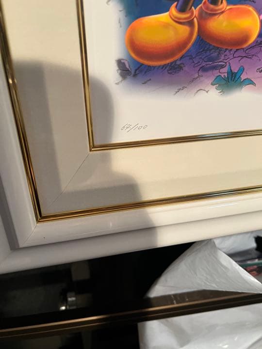 ディズニー ラッセンコラボ版画 世界限定品100 証明書あり