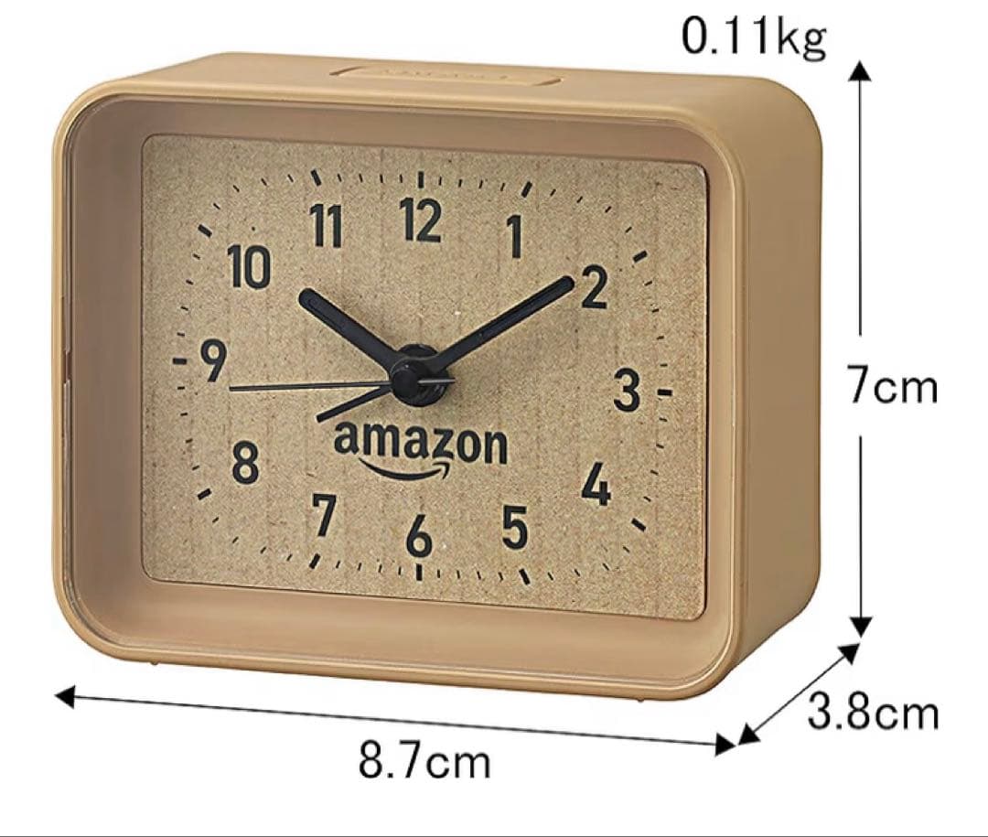 Amazonダンボール風時計2種セット