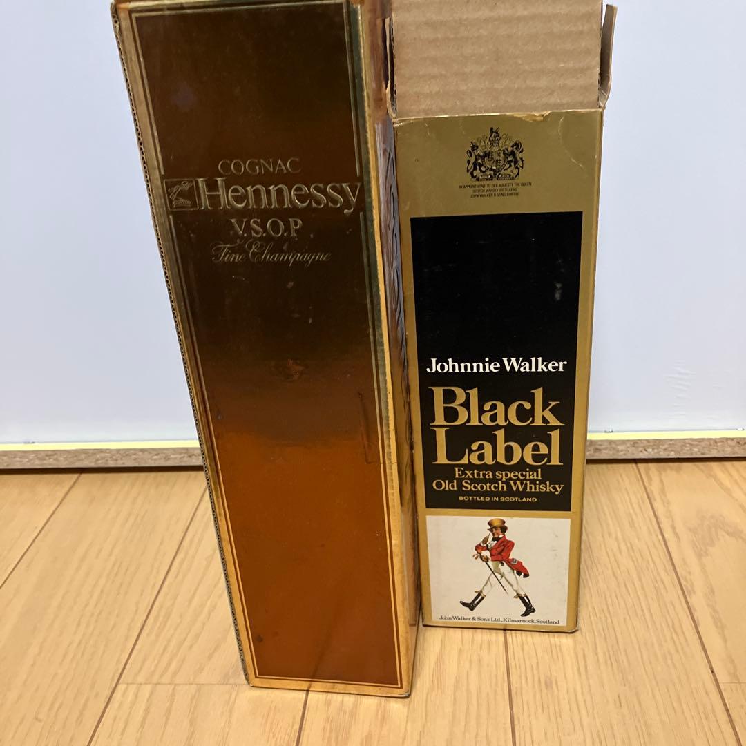 ヘネシー コニャック ●ジョニーウォーカ― ブラックラベル 古酒セット