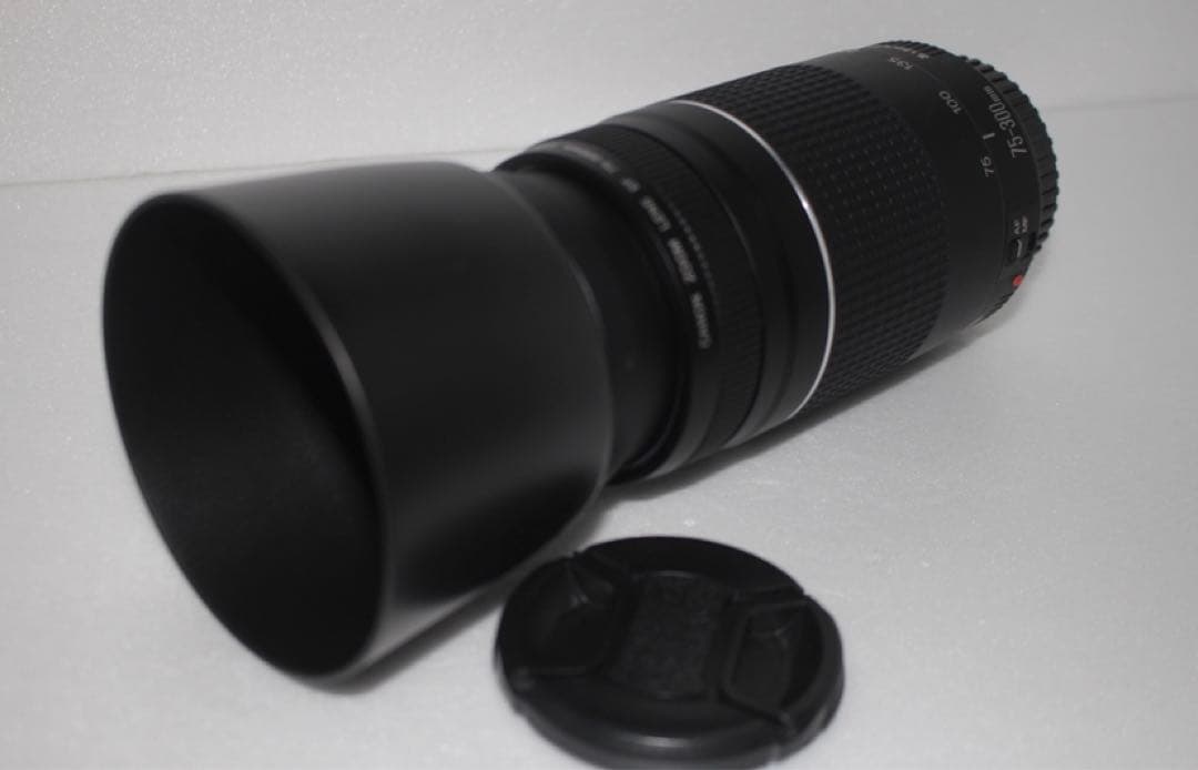 キャノン超望遠レンズ　人気の300㎜　Canon EF75-300㎜