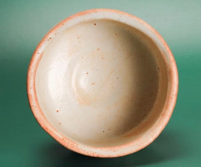 【桃山陶の名工】玉置保夫　志野茶碗　本物保証　県重要無形文化財保持者　卯花墻