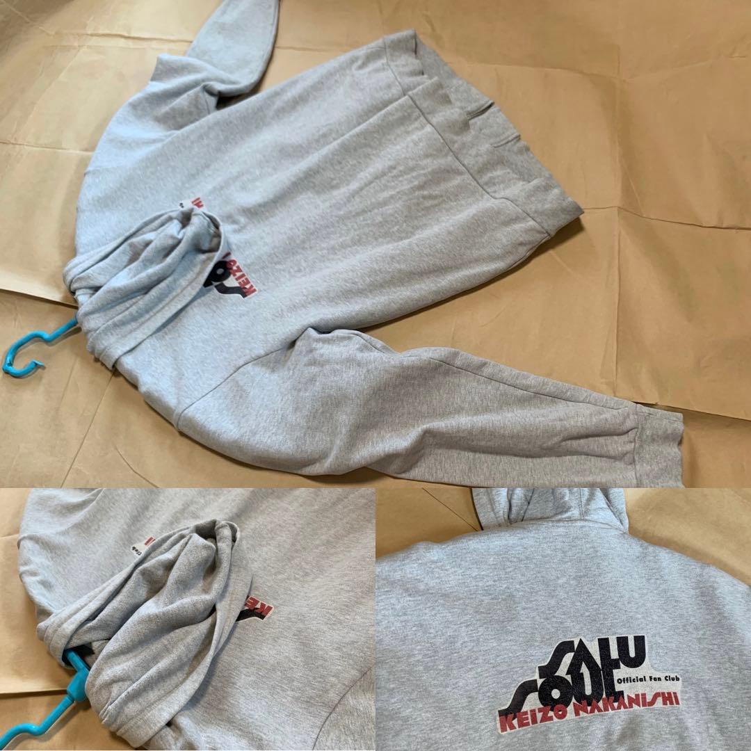 中西圭三 オフィシャル ファンクラブ パーカー スウェット グレー グッズ